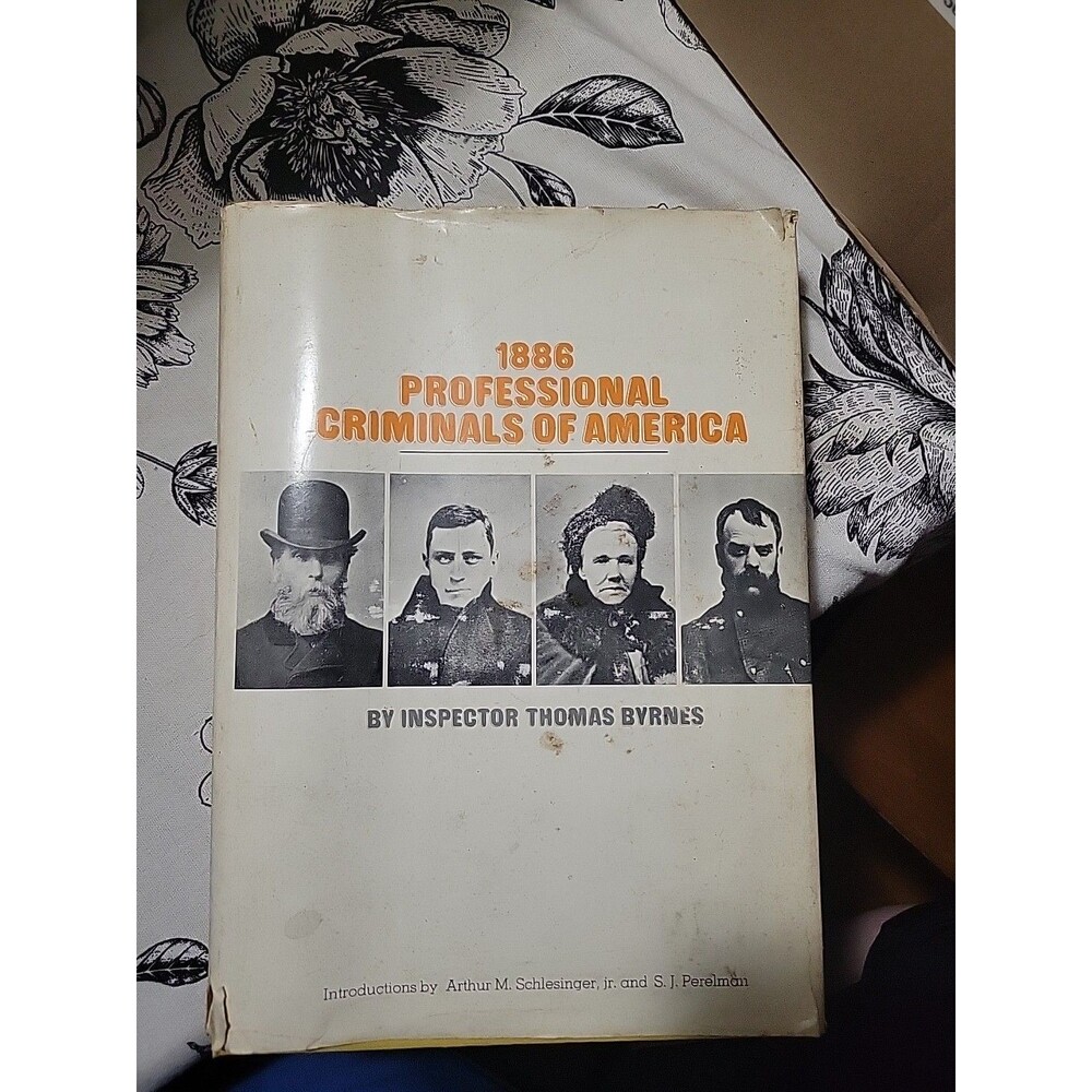 1886 Professional Criminals of America by Inspector Thomas Byrnes 1969, Reprint